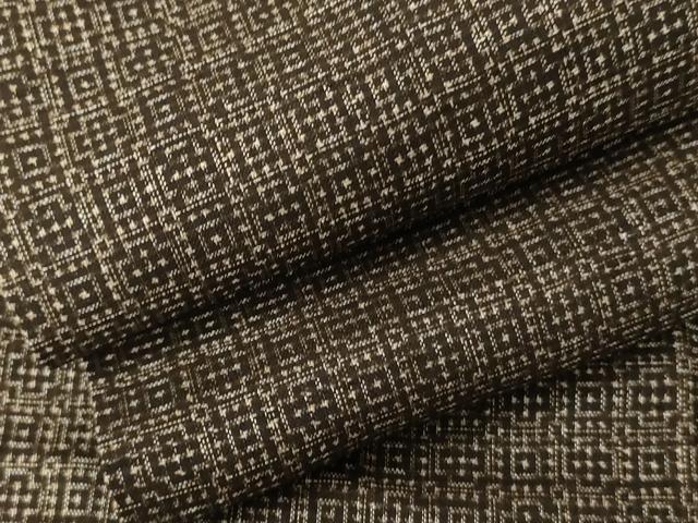 平和屋着物●男性　本場大島紬　アンサンブル　精華　徳太郎柄　正絹　逸品　AABI2585cs