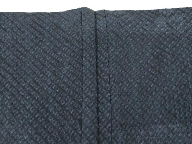 平和屋着物●男性　訪問着　背抜き仕立て　枝葉丸文　金彩　キングサイズ　正絹　逸品　AABI2588cs