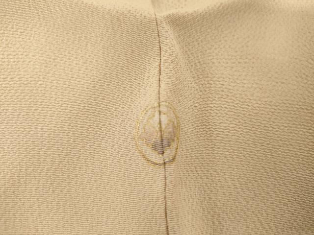 平和屋着物●訪問着　駒刺繍　木賊色　暈し染め　金彩　鬼しぼ縮緬　正絹　逸品　AABI2603cs