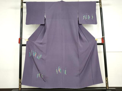 平和屋着物●訪問着　唐辛子　正絹　逸品　AABI2607cs