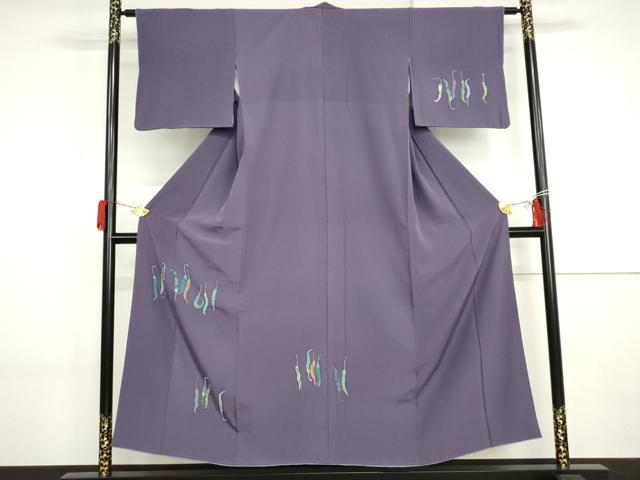 平和屋着物●訪問着　唐辛子　正絹　逸品　AABI2607cs