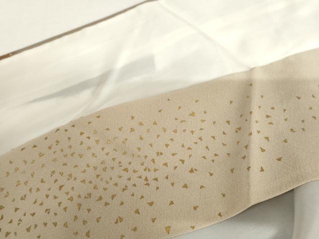 平和屋着物●訪問着　駒刺繍　枝花文　暈し染め　金彩　ますいわ屋扱い　正絹　逸品　AABI2608cs