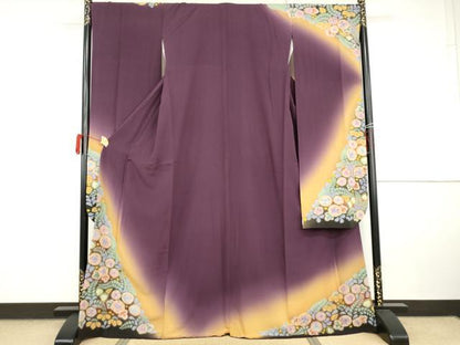 平和屋着物●豪華振袖　作家物　泰常　辻が花　暈し染め　正絹　逸品　AABI2627cs