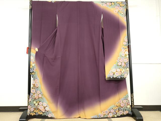 平和屋着物●豪華振袖　作家物　泰常　辻が花　暈し染め　正絹　逸品　AABI2627cs