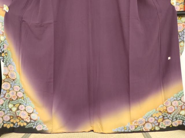 平和屋着物●豪華振袖　作家物　泰常　辻が花　暈し染め　正絹　逸品　AABI2627cs