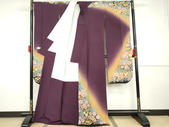 平和屋着物●豪華振袖　作家物　泰常　辻が花　暈し染め　正絹　逸品　AABI2627cs
