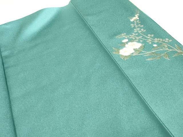 平和屋着物●訪問着　流水枝花文　暈し染め　金彩　正絹　逸品　AABI2640cs