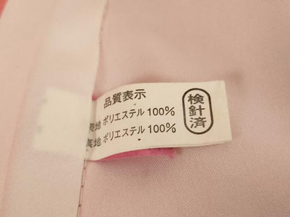 平和屋着物[]七五三　女の子　７歳　祝着　四つ身　花蝶文　金彩　AABI2655ja