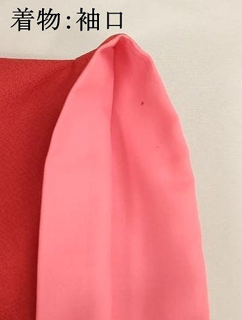 平和屋着物[]七五三　女の子　７歳　祝着　四つ身　長襦袢（単衣）セット　花車文　金彩　AABI2663ja