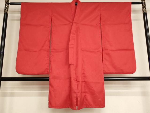 平和屋着物[]七五三　女の子　７歳　祝着　四つ身　長襦袢（単衣）セット　花車文　金彩　AABI2663ja