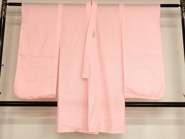 平和屋着物[]七五三　女の子　７歳　祝着　四つ身　長襦袢（単衣）セット　花蝶文　金彩　未使用　AABI2664ja