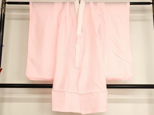平和屋着物[]七五三　女の子　７歳　祝着　四つ身　長襦袢（単衣）・袋帯セット　孔雀文　暈し染め　金彩　金通し地　AABI2684ja