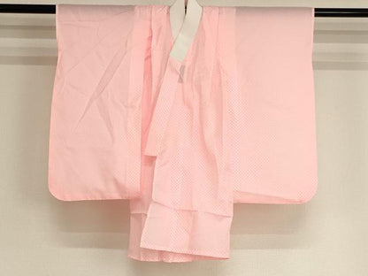 平和屋着物[]七五三　女の子　３歳　祝着　三つ身　長襦袢・被布セット　花蝶手毬文　暈し染め　金彩　AABI2702ja