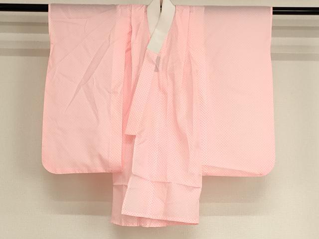 平和屋着物[]七五三　女の子　３歳　祝着　三つ身　長襦袢・被布セット　花蝶手毬文　暈し染め　金彩　AABI2702ja