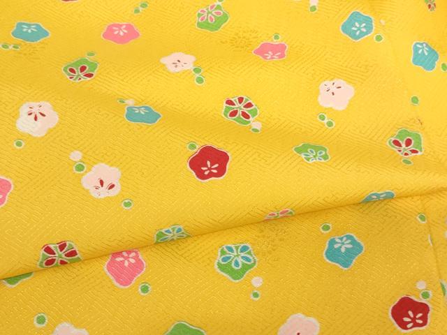 平和屋着物[]七五三　女の子　３歳　祝着　三つ身　長襦袢・被布セット　舞梅文　AABI2709ja
