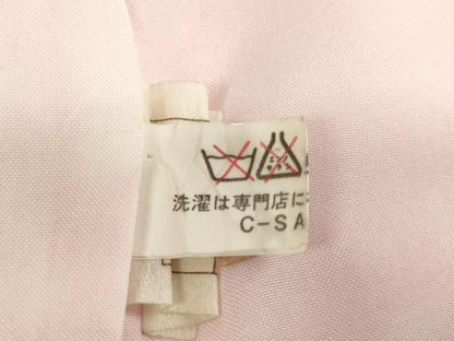 平和屋着物[]七五三　女の子　３歳　祝着　三つ身　被布セット　舞蝶桜文　金彩　AABI2710ja