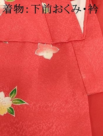 平和屋着物[]七五三　女の子　３歳　祝着　三つ身　被布セット　舞花文　鈴　暈し染め　金彩　AABI2718ja