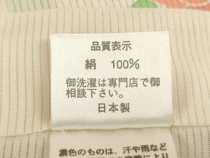 平和屋着物[]夏物 七五三 女の子 ３歳 祝着 一つ身 絽 花丸文 銀彩 逸品 AABI2720ja