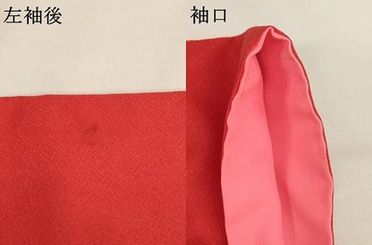 平和屋着物[]七五三　女の子　３歳　祝着　三つ身　桜鼓文　暈し染め　金彩　AABI2744ja