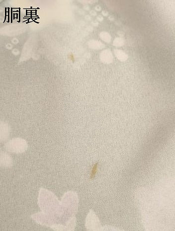 平和屋着物[]七五三　女の子　３歳　祝着　三つ身　舞花文　黒地　AABI2754ja
