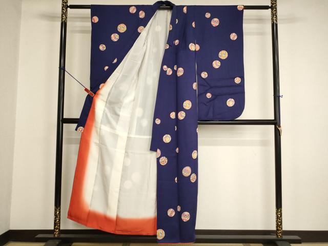 平和屋着物∵女の子　十三参り　子供　祝着　手毬文　逸品　AABI2762ja