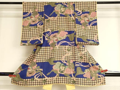 平和屋着物[]お宮参り　男の子　祝着　産着　初着　のしめ　騎馬文　逸品　AABI2770ja