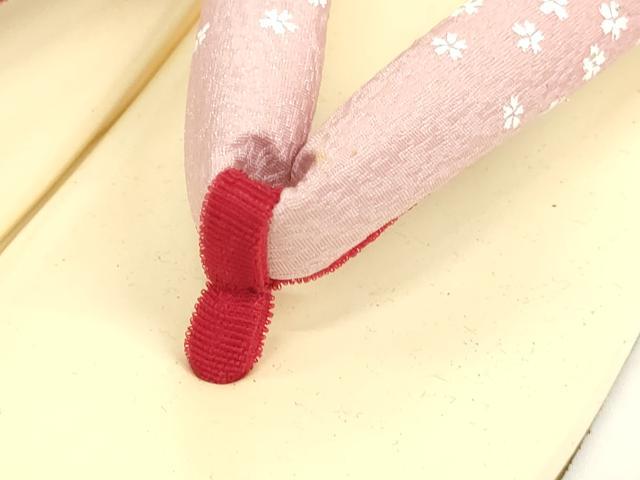 平和屋本店[]七五三　女の子　和装小物セット　舞桜文　金銀彩　箱付き　AABI2778ja