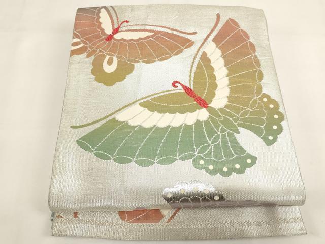 平和屋着物∵子供　全通柄袋帯　舞蝶文　AABI2779ja