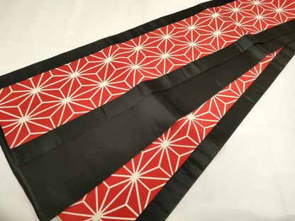 平和屋着物∵子供　全通柄袋帯　麻の葉文様　AABI2780ja