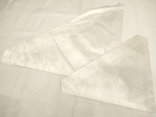 平和屋本店▼打敷　内敷　2点セット　三角　金襴　五七の桐　下り藤　法衣　寺院　仏具　仏教　僧侶　神職　装束　AABI2805ja