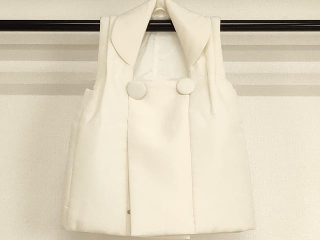 平和屋本店[]七五三 女の子 ３歳 祝着 三つ身 長襦袢（単衣）・被布・小物セット 雪輪花文 金彩 箱付き 未使用 AABI2817ja
