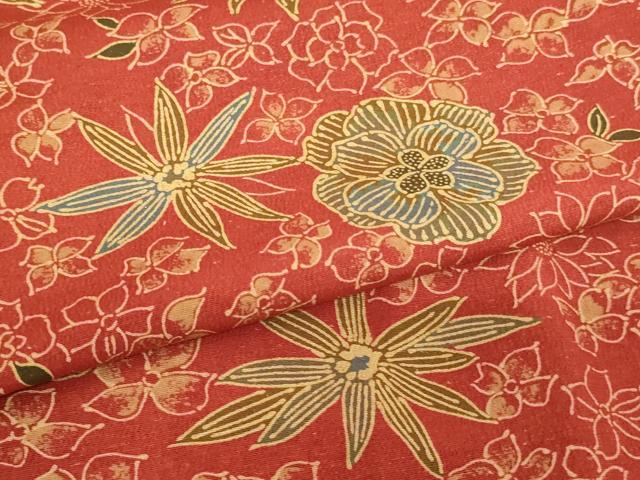 平和屋着物∵女の子　十三参り　子供　祝着　草花文　逸品　AABI2842ja