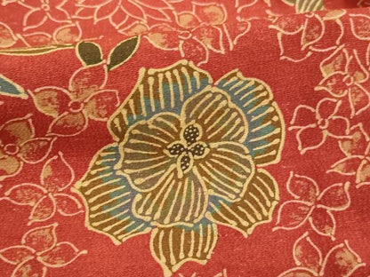平和屋着物∵女の子　十三参り　子供　祝着　草花文　逸品　AABI2842ja