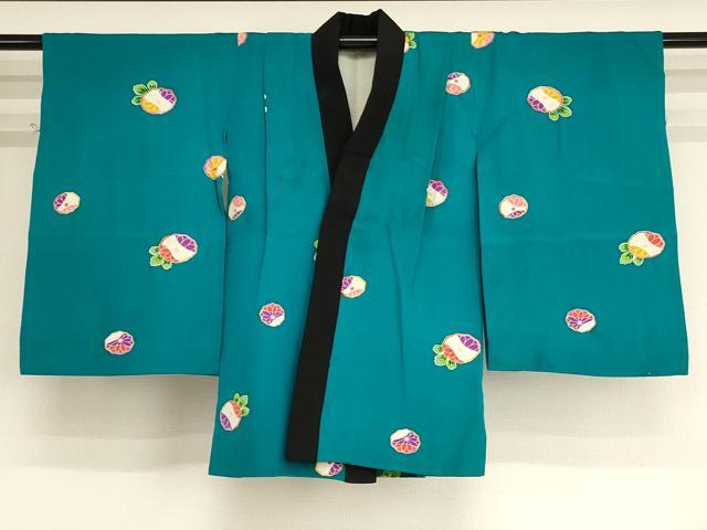 平和屋着物[]子供 男の子 長襦袢 単衣 舞菊文 逸品 AABI2852ja