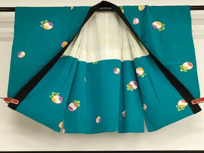 平和屋着物[]子供 男の子 長襦袢 単衣 舞菊文 逸品 AABI2852ja