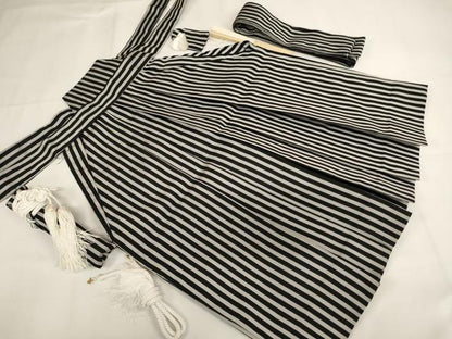 平和屋着物[]七五三 男の子 ３歳 行灯袴・小物セット 縞 洗える着物 AABI2856ja