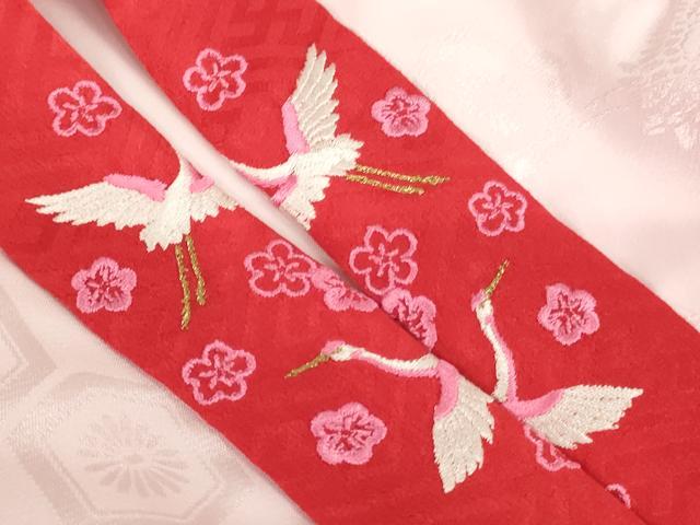 平和屋着物[]七五三 女の子 ３歳 祝着 三つ身 長襦袢（袷・半衿刺繍）セット 駒刺繍 花手毬文 暈し染め 金彩 逸品 AABI2875ja