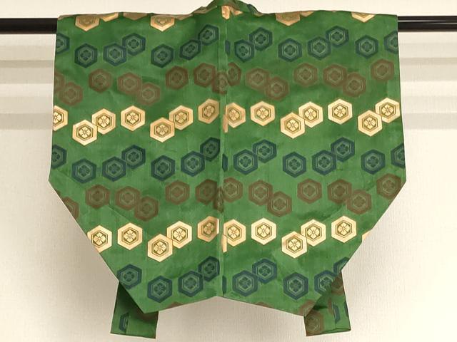 平和屋着物[]七五三 男の子 裃・行灯袴・小物セット 亀甲花文 金糸 逸品 AABI2884ja