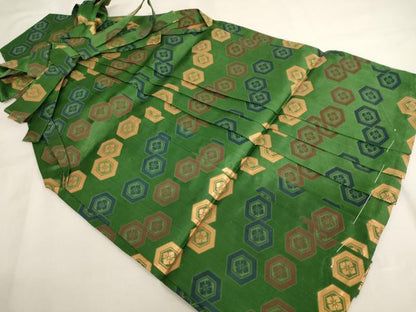 平和屋着物[]七五三 男の子 裃・行灯袴・小物セット 亀甲花文 金糸 逸品 AABI2884ja