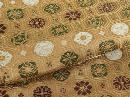 平和屋着物[]七五三　男の子　行灯袴・小物セット　蜀江花文　金糸　逸品　AABI2885ja