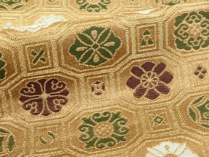 平和屋着物[]七五三　男の子　行灯袴・小物セット　蜀江花文　金糸　逸品　AABI2885ja