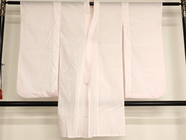 平和屋着物[]七五三　女の子　７歳　祝着　四つ身　長襦袢（単衣）セット　桜鼓文　暈し染め　金彩　未使用　AABI2900ja