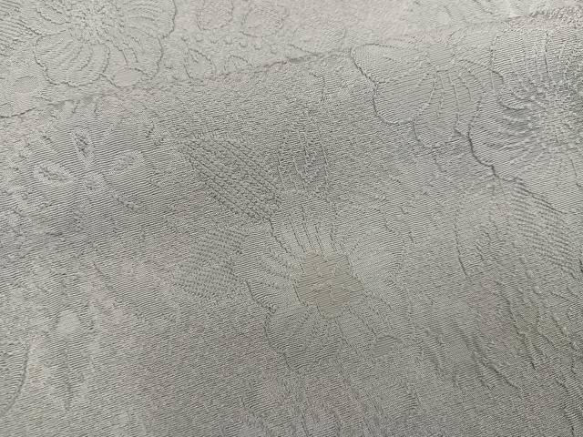 平和屋着物●上質な色無地　辻が花地紋　蕎麦切色　三越扱い　正絹　逸品　AABI2967ph