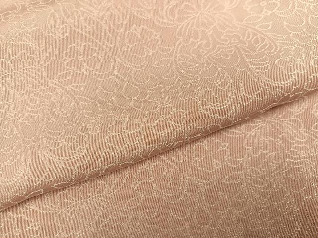 平和屋着物●お召　草花文　正絹　逸品　AABI2977ph