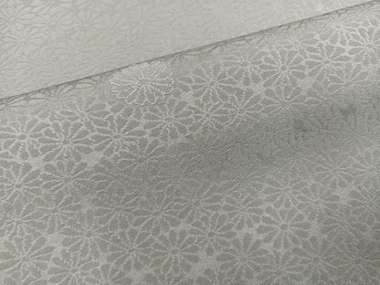 平和屋着物●上質な色無地　花地紋　潤色　正絹　逸品　AABI2979ph