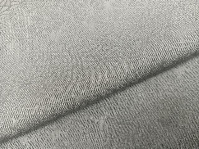 平和屋着物●上質な色無地　花地紋　潤色　正絹　逸品　AABI2979ph