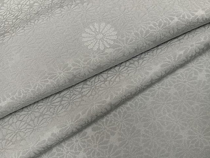 平和屋着物●上質な色無地　花地紋　潤色　正絹　逸品　AABI2979ph