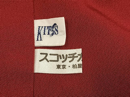 平和屋着物●豪華振袖　草花文　暈し染め　金銀彩　正絹　逸品　AABI2982ph