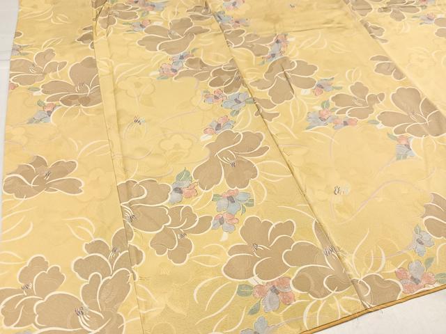 平和屋着物●上質な小紋　花尽くし　正絹　逸品　AABI2983ph