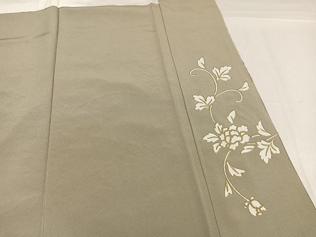 平和屋着物●豪華色留袖　総刺繍　中国三大刺繍　相良刺繍　枝花文　暈し染め　金糸　正絹　逸品　AABI2999ph